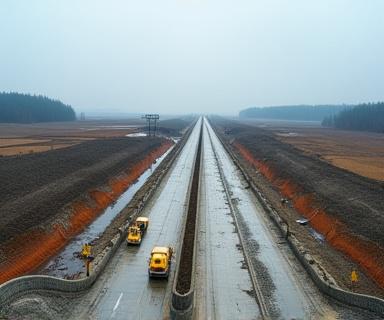 Таймлапс инфраструктурного проекта