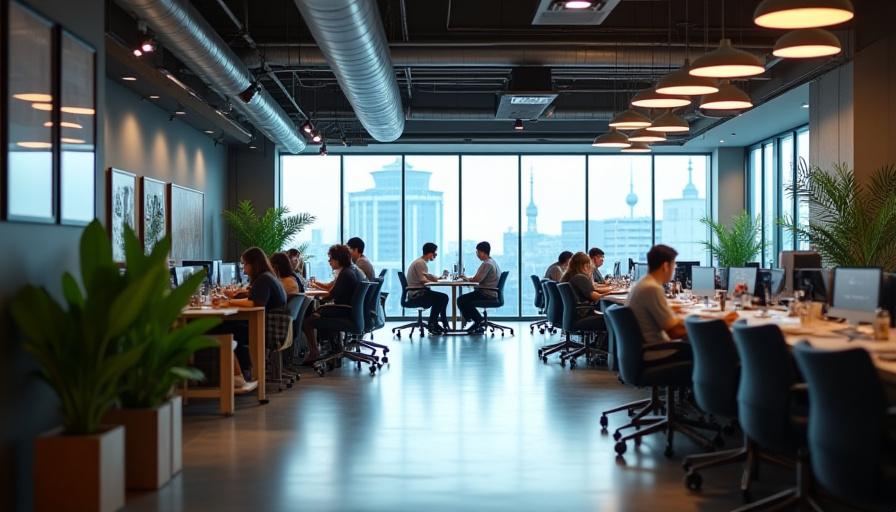 Таймлапс коворкинга в Шибуя